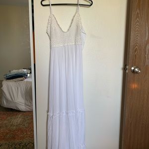 White long dress